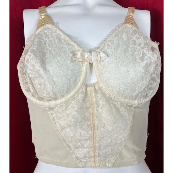 Lilees Lilly of France 1940s 40s Bustier Bra Off … - image 1