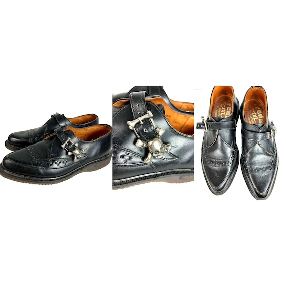 Dr Martens - Kemsley Leather Buckle Platform Shoes SKU