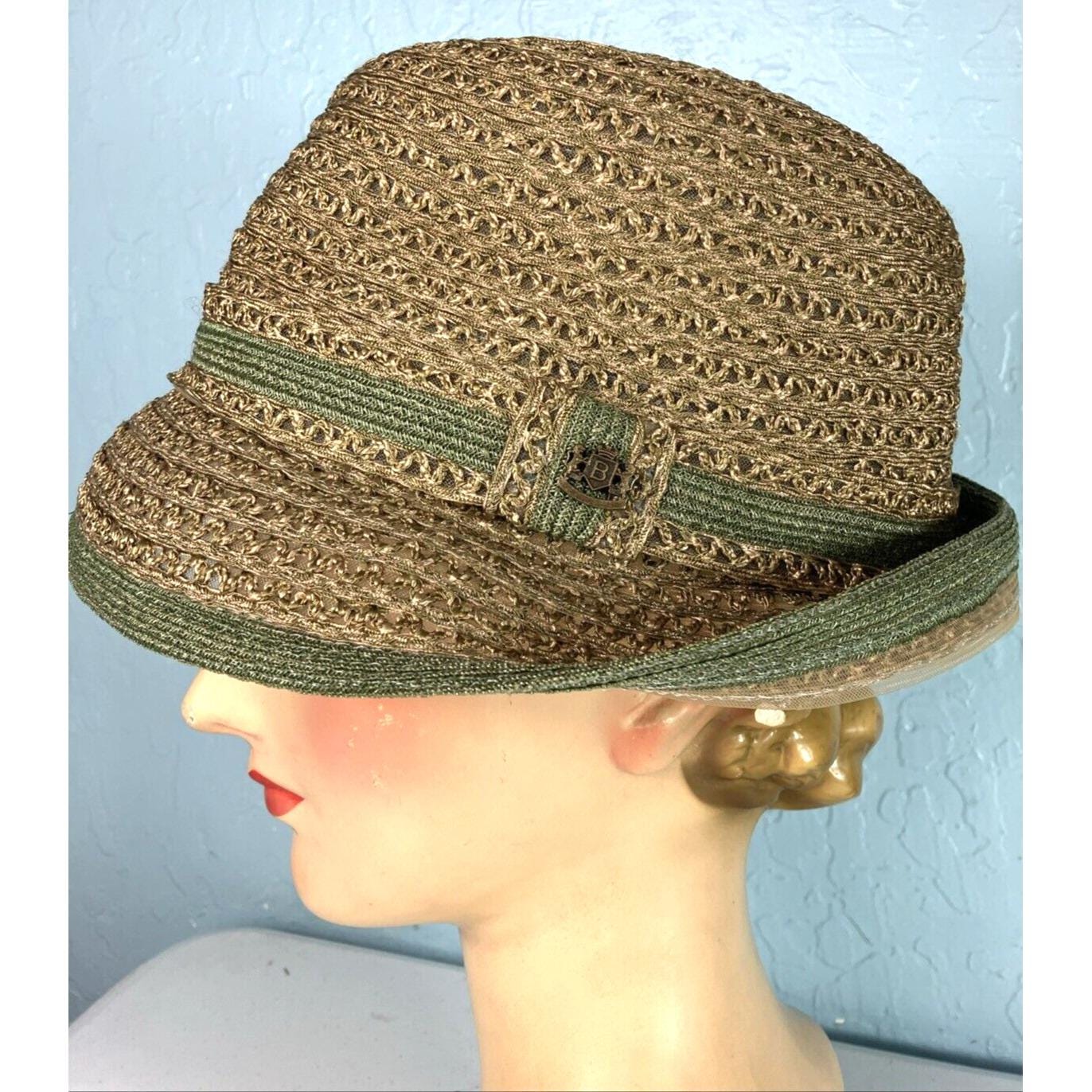 Brenda Waites Bolling Straw Fedora Hat Usa - Etsy display picture 1