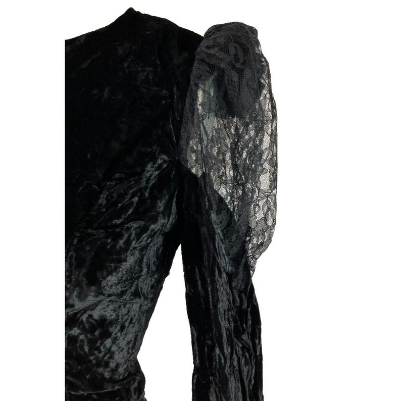 Vintage 80s Goth Lace Jacket XS - M