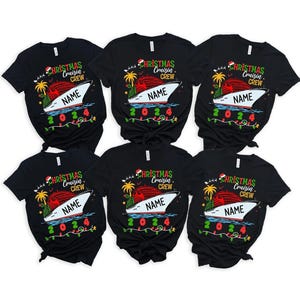 Family Christmas Cruise Shirt, Christmas Family Vacation Shirt, Personalized Christmas Cruise 2024 Shirt,  Making Memories Together Shirt.