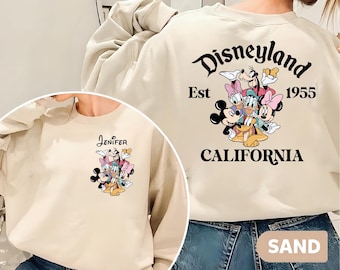 Custom Disneyland Est 1955 Mickey and Friends Shirt