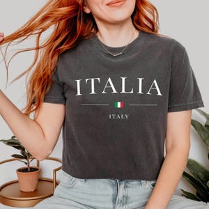 Ital Italia Shirt Gift For Friend, Italia Flag Shirt, Vacation Travel in Italy Lover,Italian Style,Italy Trip Tee, Gift For Traveller,