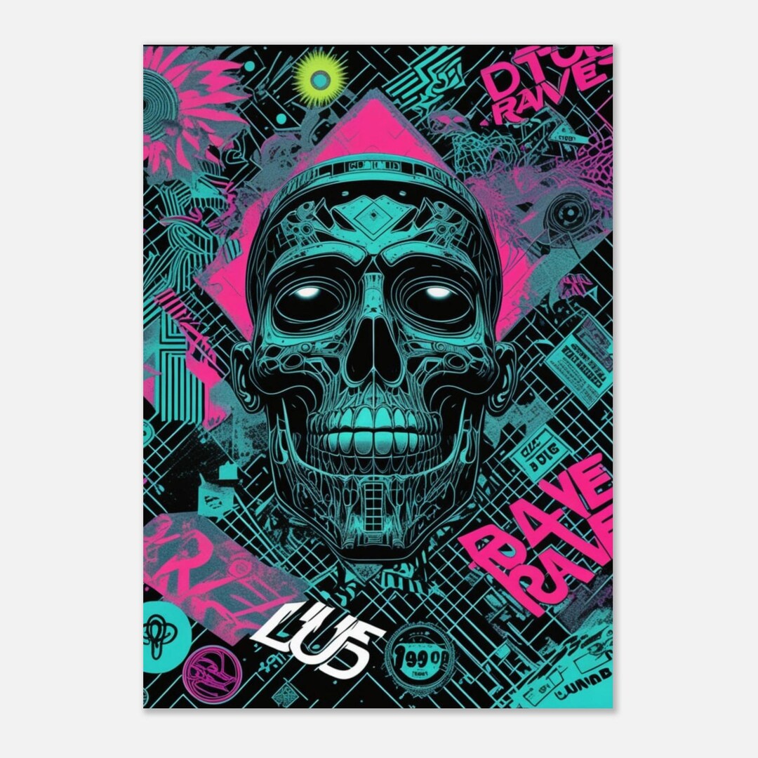 UK 80s-90s Rave Poster (original) - Etsy