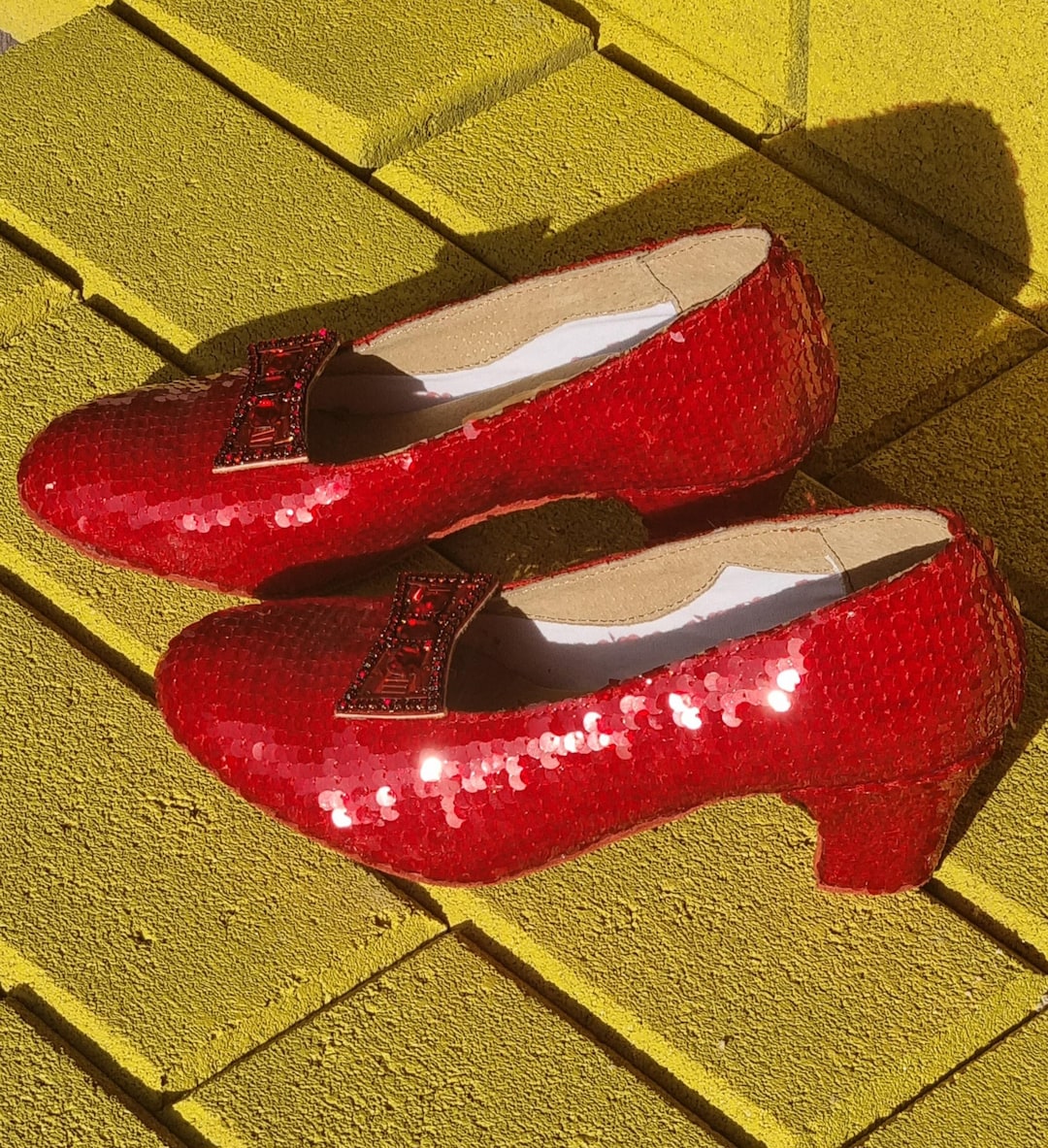 Dorothy's Ruby Slippers Wearable Replica Costume Display