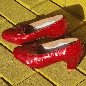 Dorothy's Ruby Slippers - Wearable Replica Costume Display Pumps The Wizard Of Oz