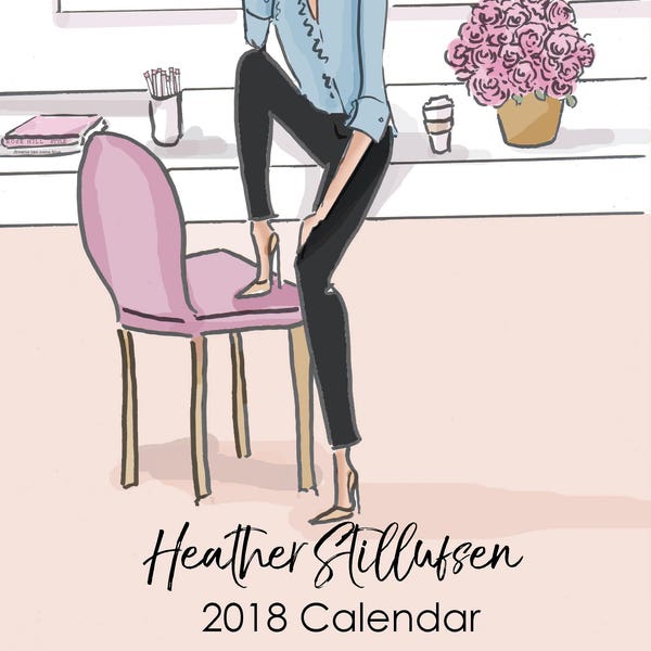 2018 WALL Calendar by Heather Stillufsen - Heather Stillufsen Calendar 2018