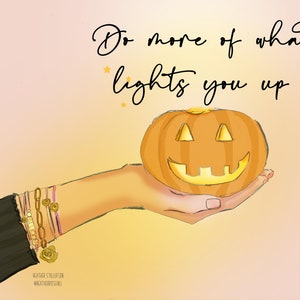 Do More of What Lights YOU Up - Halloween Art  - Heather Stillufsen Cards Heather Stillufsen art