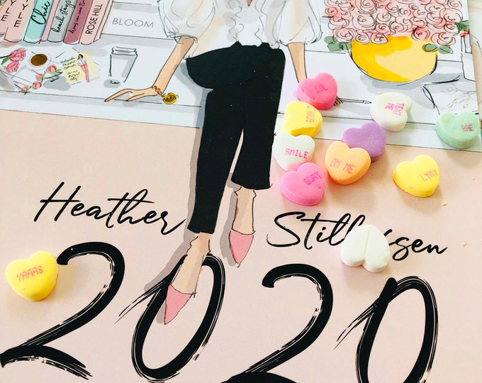 Heather Stillufsen Calendar Wall Calendar 2020 Calendar 2020 Etsy
