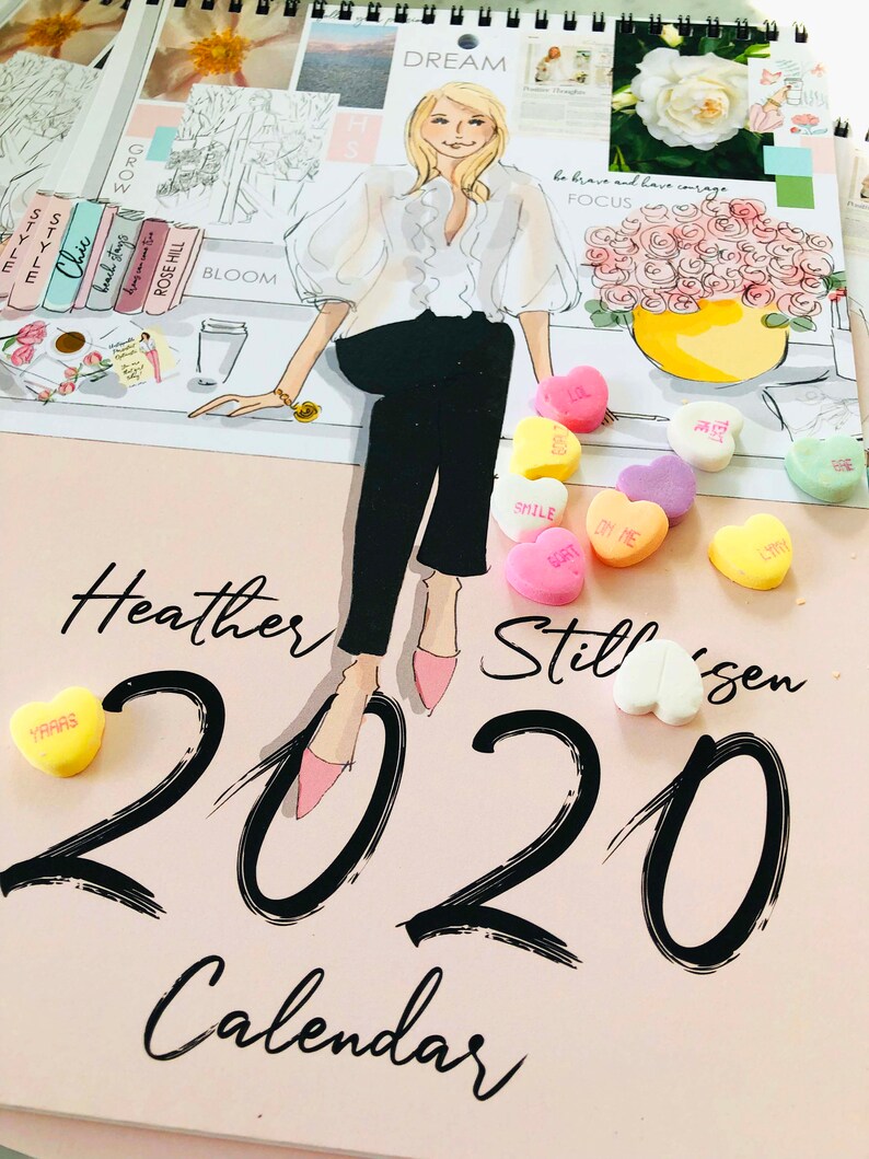 Heather Stillufsen Calendar Wall Calendar 2020 Calendar Etsy