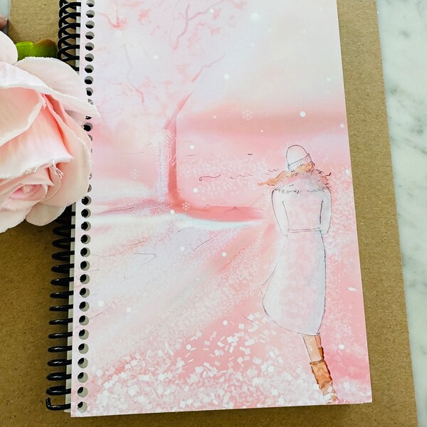 Pink Stylish Journals Girly Journals Quotes and Writing Journals Gratitude Journal  {pretty pink and girly writing journal }