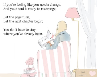 New Beginnings Encouragement Moving Prints