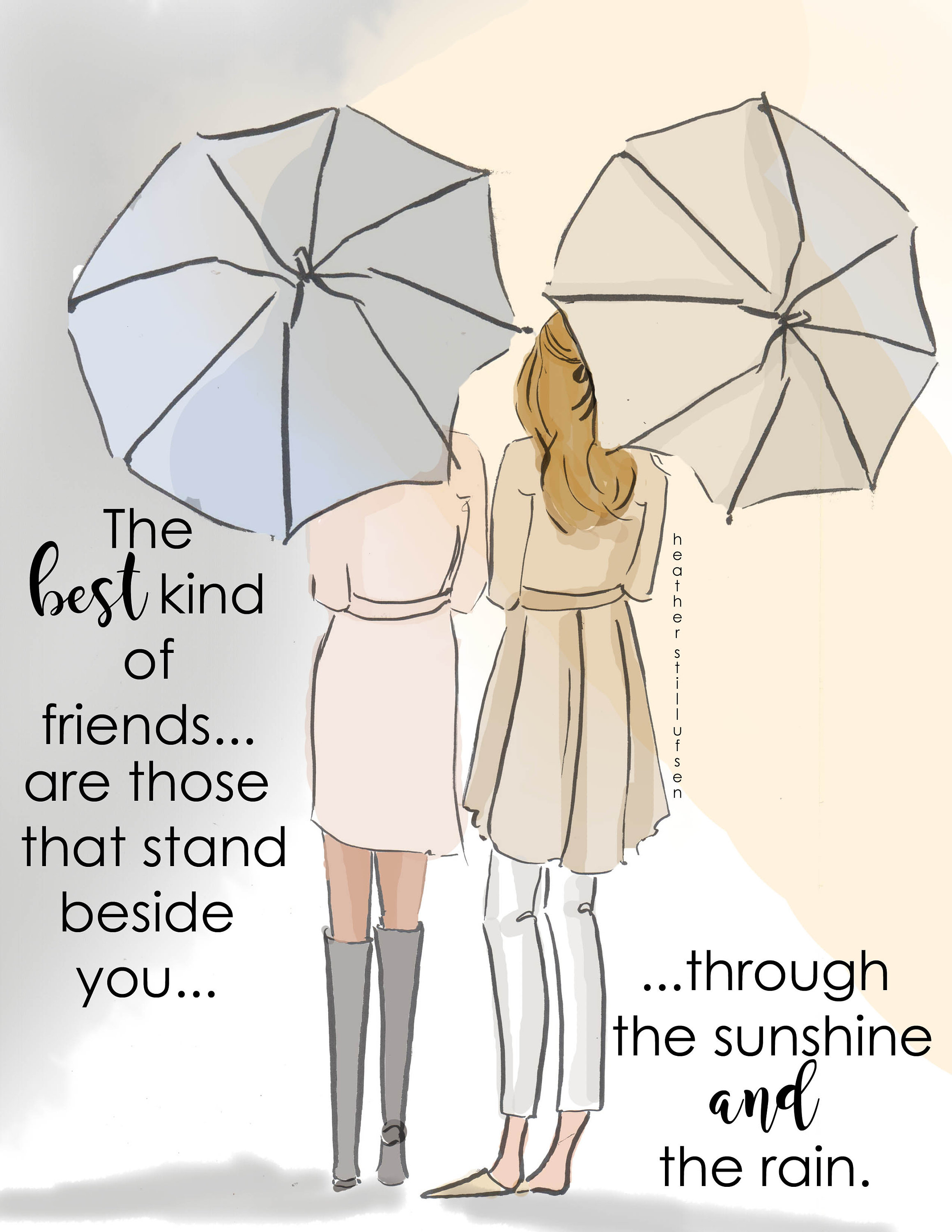 Woman Best Friend Quotes Friendship Cards The Best Kind Of Friends Cards For | Etsy