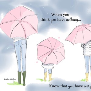 Mom and Daughter Art - Heather Stillufsen Mother Daughter -  Art for Moms - Inspirational Art for Women -
