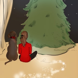 Tarjetas de Navidad - Tarjetas de Navidad para mascotas de laboratorio de chocolate - Tarjetas de Navidad para perros marrones Tarjetas de Navidad navideñas {Tarjetas de Navidad negras y rojas}