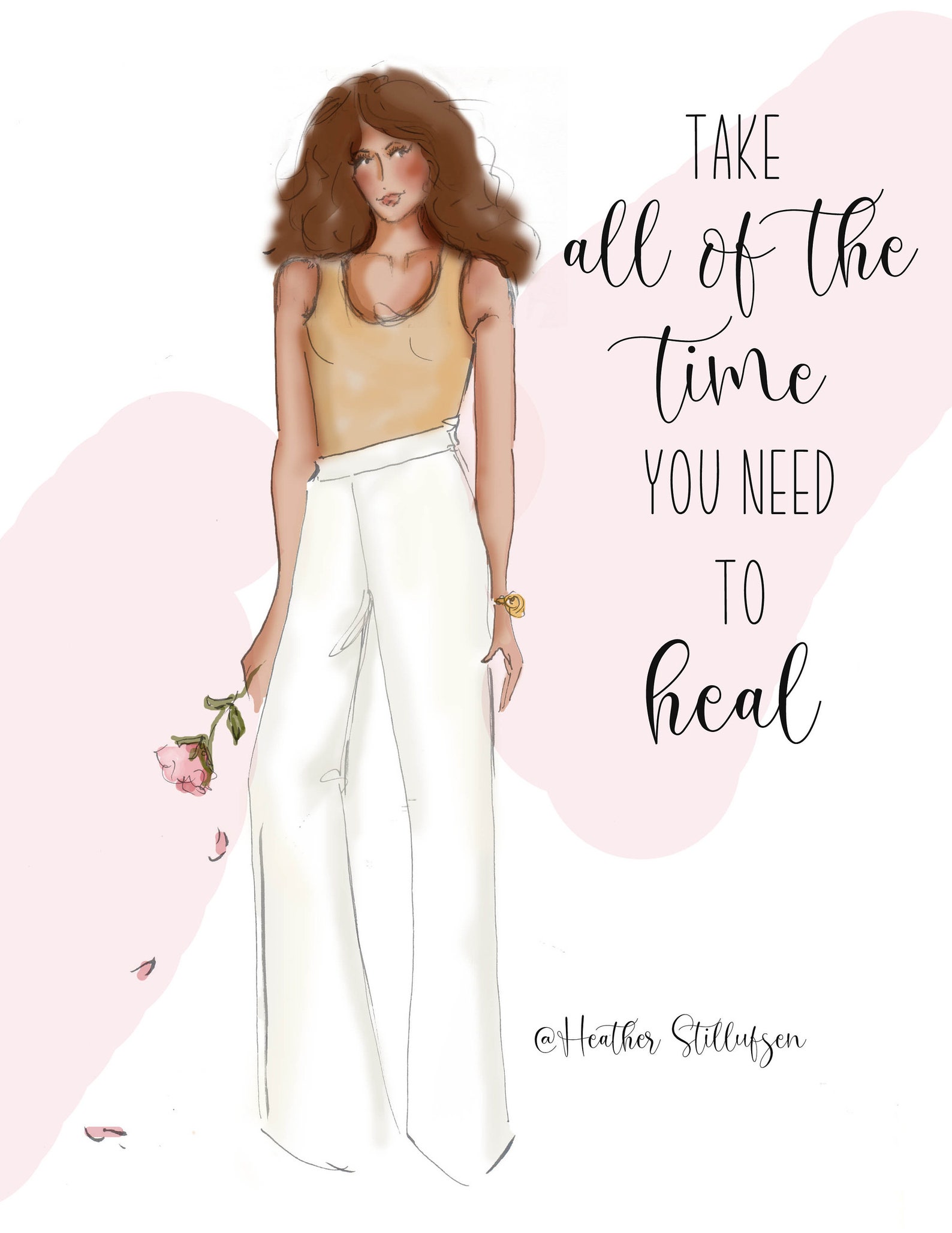 Take All of the Time You Need to Heal - Heather Stillufsen Coffee Cards ...