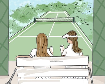Tennis Partner Cards. Cards for Friends. Some Friendships Make the Perfect Match - Friendship Cards-  Cards for Women