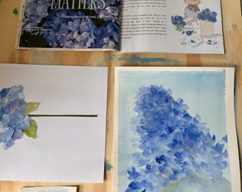 Art d'hortensias « Hortensia No. 4 in good time » par Heather Stillufsen
