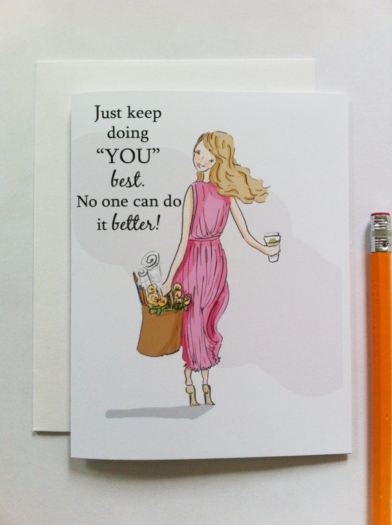 Items similar to Encouragement Card - Card for Friends - Encouragement