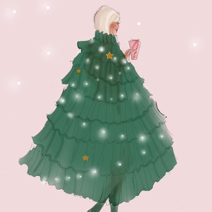 December - Feestboom - Kerstkaarten - vakantiekaarten en kerstkaarten van Heather Stillufsen