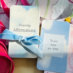 Cartes Affirmation Cartes Affirmation céleste Jeu de cartes Affirmation.