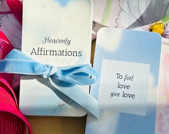Cartes Affirmation Cartes Affirmation céleste Jeu de cartes Affirmation.
