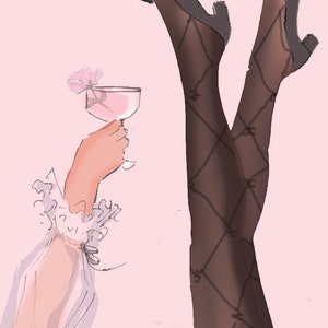 Pink and Girly - Geburtstagsfeier Karten Cheers Pink Karten V{Girly Feminine Pink Champagner Rosen} Karten Drucke