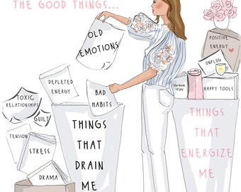 Let Go of What Drains You Quotes. Energy Self Growth. Motivational Pretty Motivational Artwork Heather Stillufsen