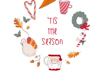 Christmas Cards - Tis the Season Holiday cards Christmas Cards by Heather Stillufsen