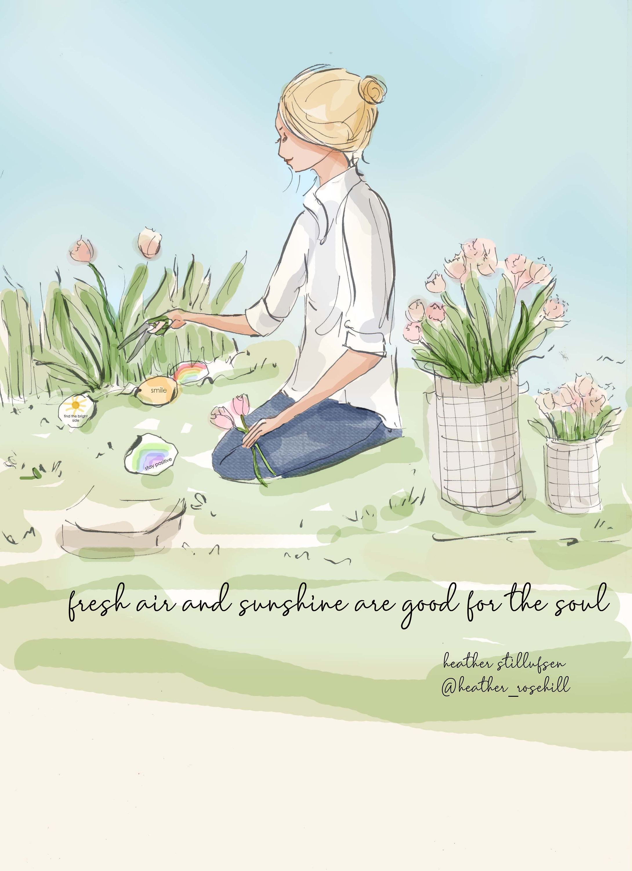 Fresh Air and Sunshine- Heather Stillufsen Cards Heather Stillufsen art