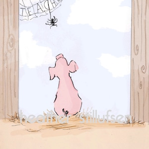 Inspiré du Web de Charlotte - Some Teacher - Cadeaux Web de Charlotte pour les enseignants Art de la bibliothèque pour les enseignants Cadeaux pour les enseignants