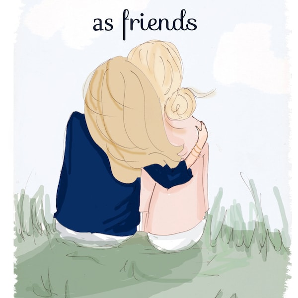 Angels Are Often Sent as Friends - Friendship Art - Art for Friends