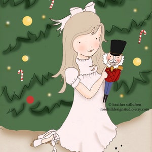 Arte de parede de Natal do quebra-nozes - Ilustração de quebra-nozes - Natal