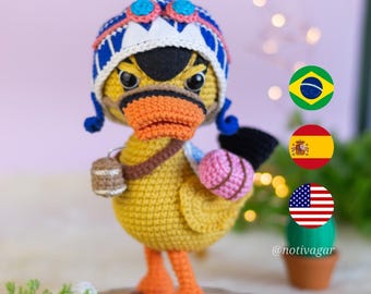 Amigurumi del pirata anatra in PDF