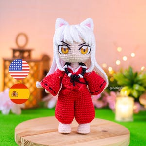 Medio Demonio Rojo Youkai Amigurumi PDF