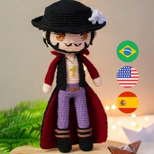 Pirate Swordsman Amigurumi PDF
