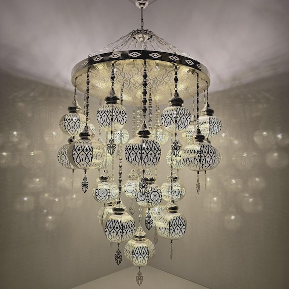 Stylish Moroccan Ceiling Light Fixture | Boho Hanging Pendant Lamp for Cozy Home Interiors