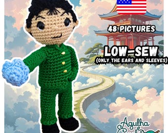 Ghost Detective Low-Sew Crochet / Amigurumi Pattern