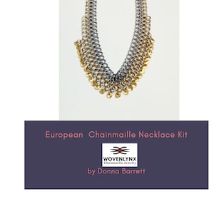DIY Chainmaille Kit European Chainmaille Necklace Kit