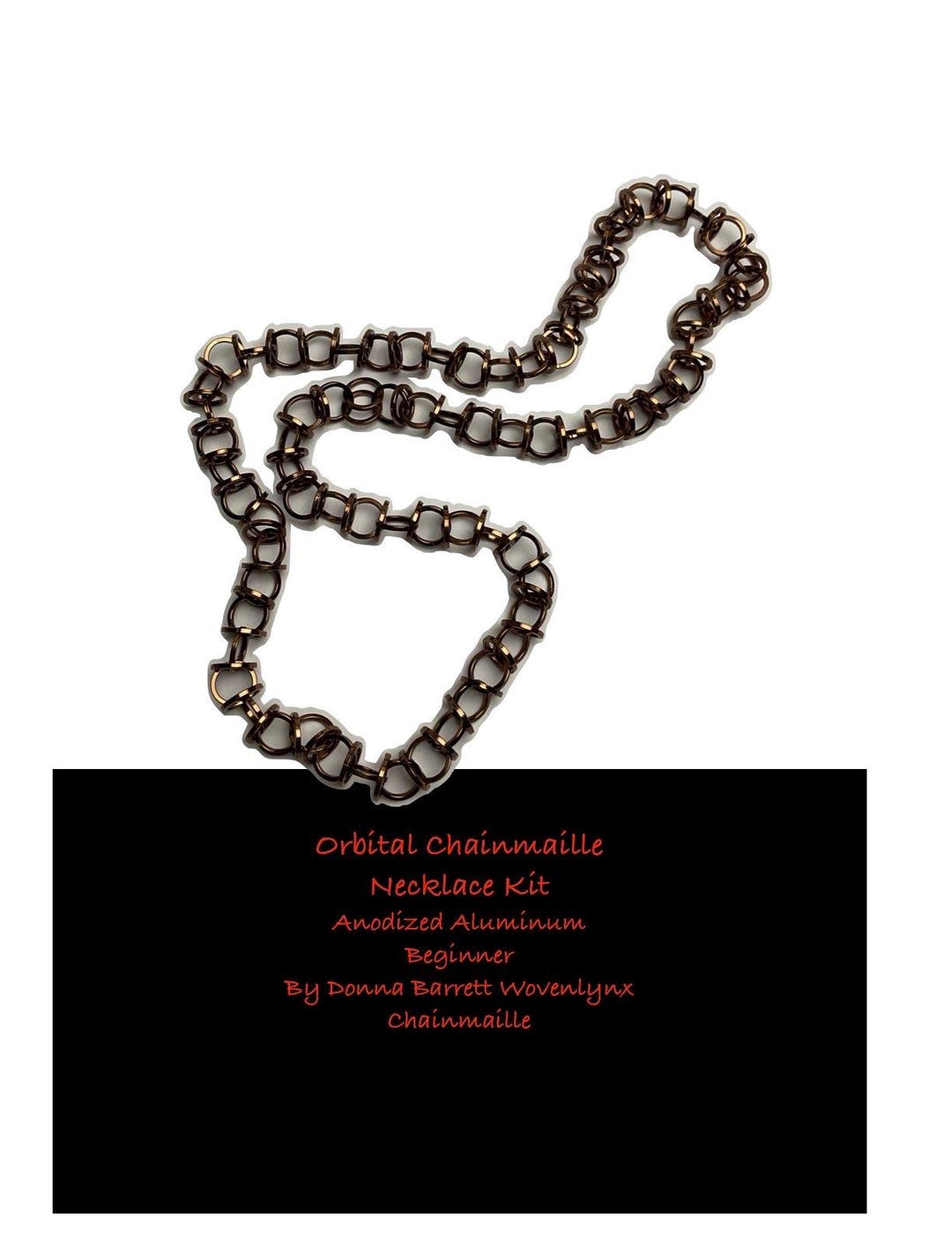 DIY Chainmaille Kit Orbital Chainmaille Necklace Kit - Etsy