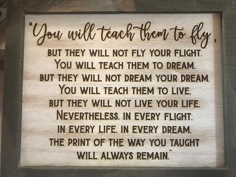 You Will Teach Them To Fly Quote You will teach them to fly digital download only | Etsy