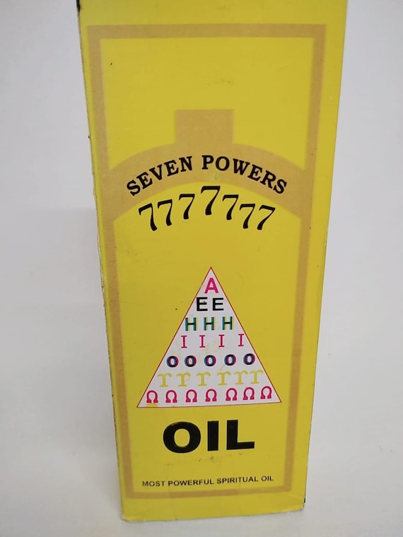 Seven Powers Oil/7777777 Spiritual Oil - Etsy