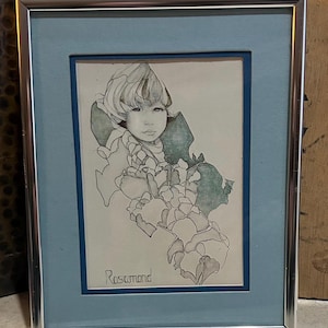 Christine Rosamondの額入りプリント ガラスウォールデコ Christine Rosamond - Etsy