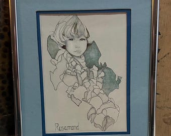 Christine Rosamond Signed Limited Edition Lithograph - Fashionable