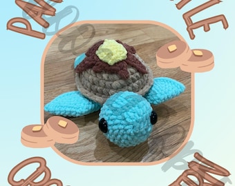 Pancake Turtle Crochet Pattern | WoopsiLoopsi Crochet Pattern