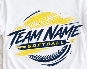 Softball SVG PNG. Softball Team Png Svg. Softball Player Template. Baseball Digital File. Your Team Name.