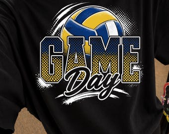 Volleyball-Spieltag (PNG), Teamname, Volleyball-Vorlage, Mama-Shirts (PNG), PNG für T-Shirts, Lustiges Design (Digital)