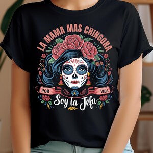 La Mamá Mas Chingona Png, La Chingona Tarot Karte Png, Latina Mexikanisches Png, Lustiges Skelett Png, Spanischer Chola Totenkopf Png, Latina Vintage Png