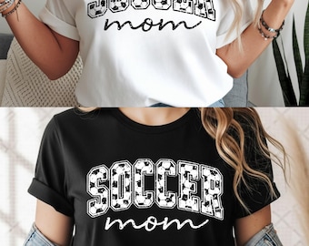 Retro Soccer Mama PNG SVG: Soccer Game Day Svg Png, Soccer Mom Png Svg, Sports Mom Shirt Design, Trendy Mama Png Digital Download