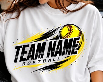 Softball-SVG/PNG. Softball-Team-PNG/SVG. Softball-Spielervorlage. Baseball-Datei (digital). Ihr Teamname.